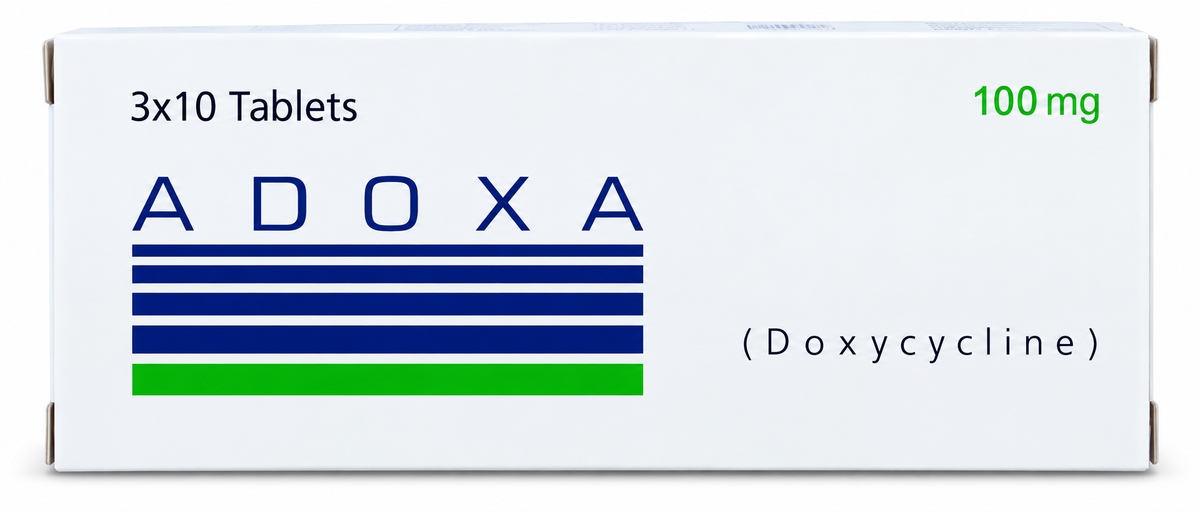 Adoxa 100mg Tablets – Doxycycline | Antibiotic