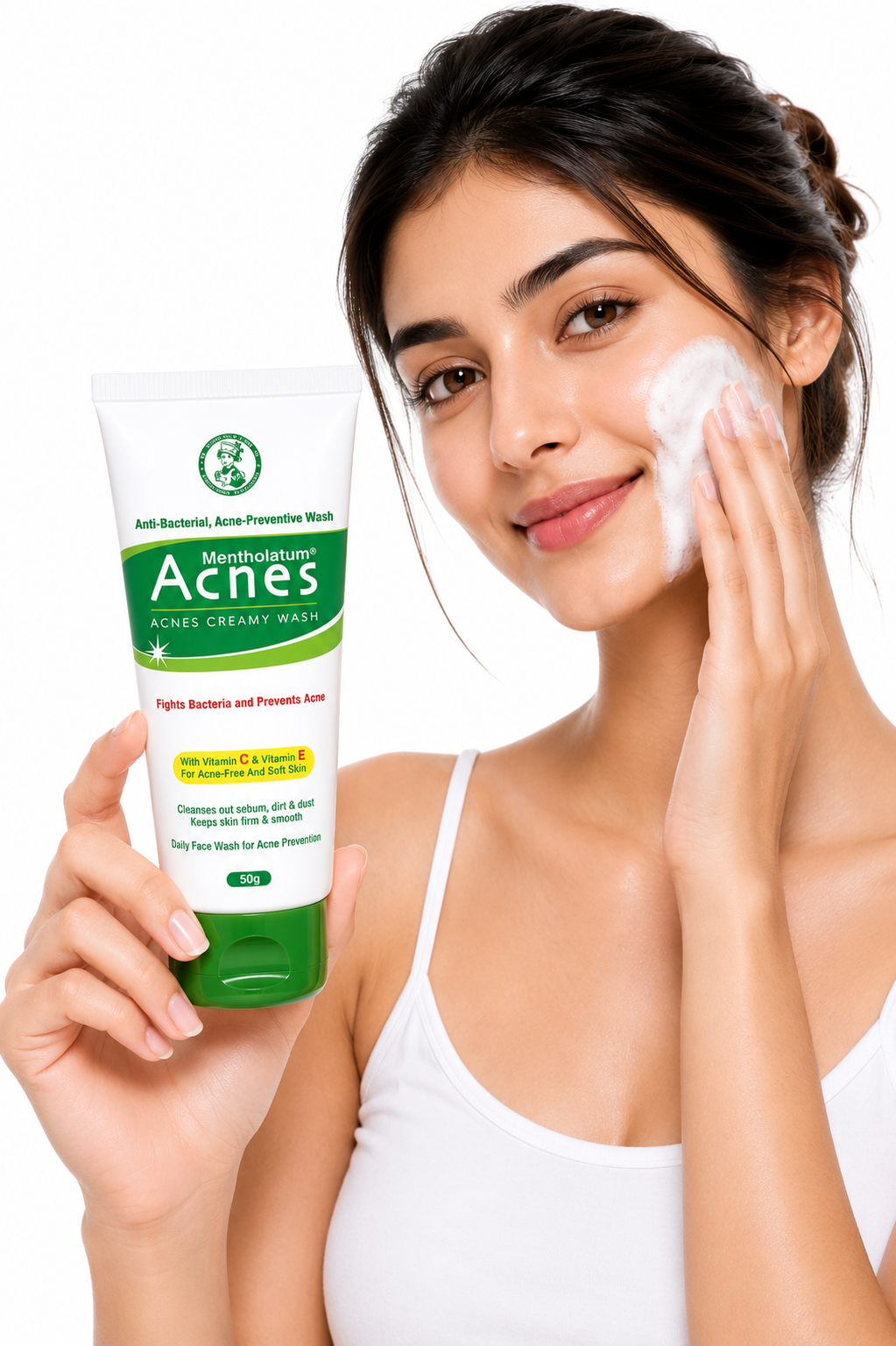 Mentholatum Acnes Creamy Wash – 50g