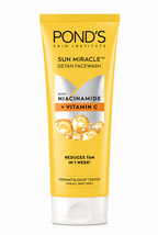 POND’S Sun Miracle Detan Facewash – Niacinamide + Vitamin C