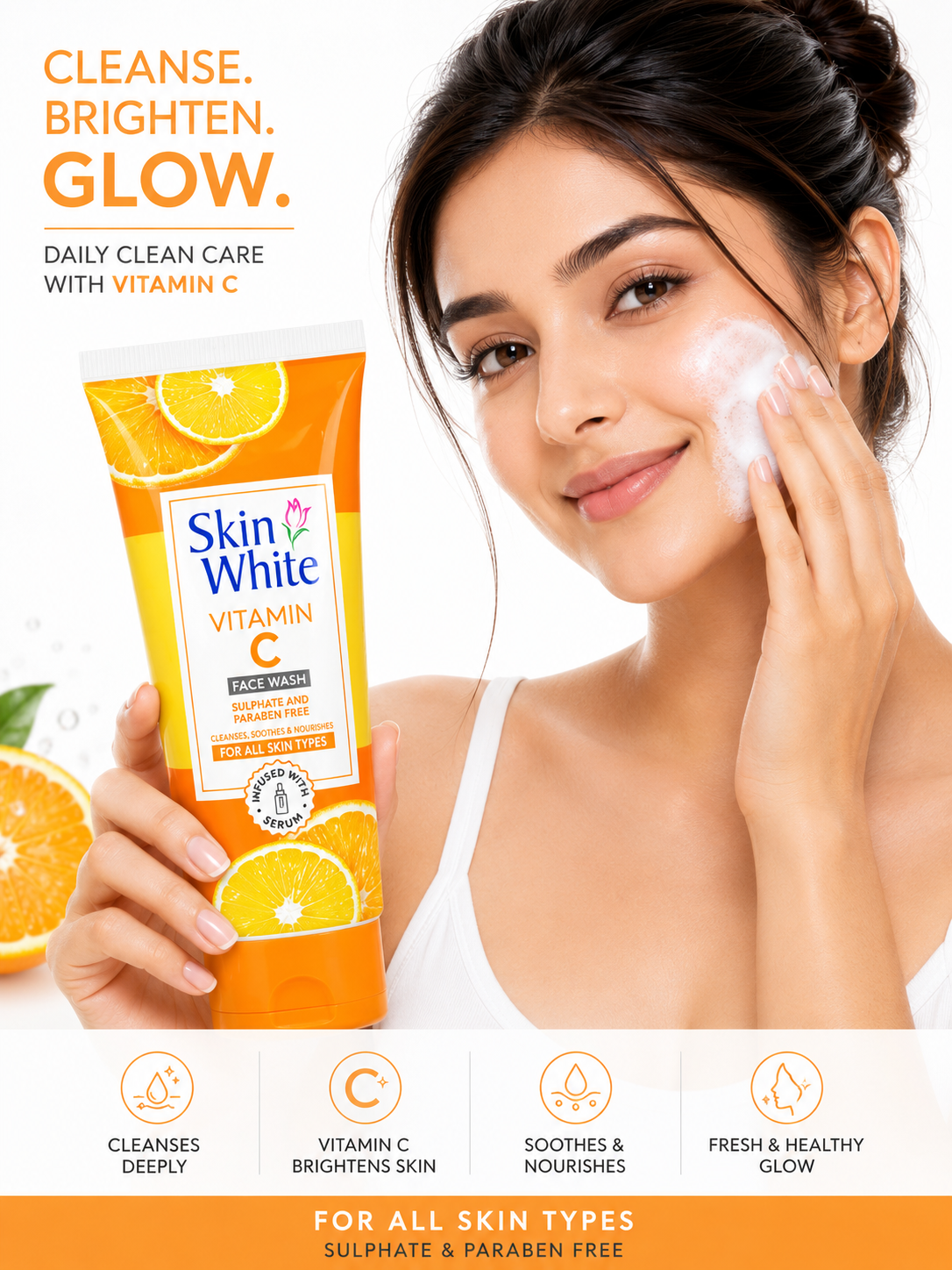 Skin White Vitamin C Face Wash