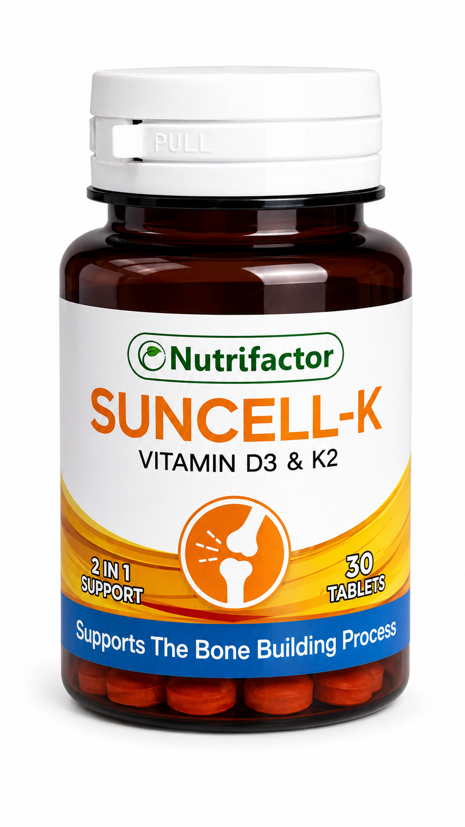 Nutrifactor Suncell-K Vitamin D3 &amp; K2 – 30 Tablets