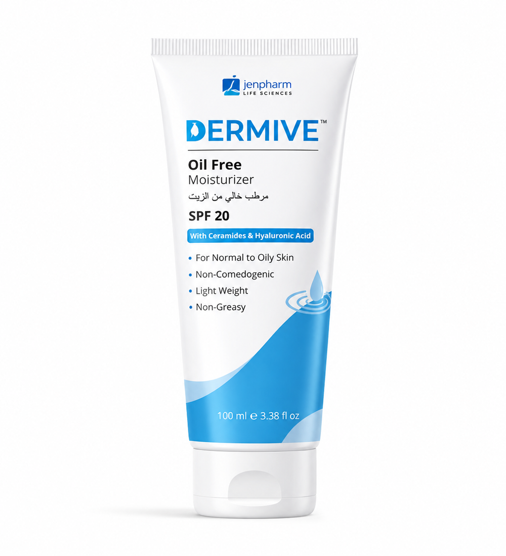 Dermive Oil Free Moisturizer SPF 20 – 100ml
