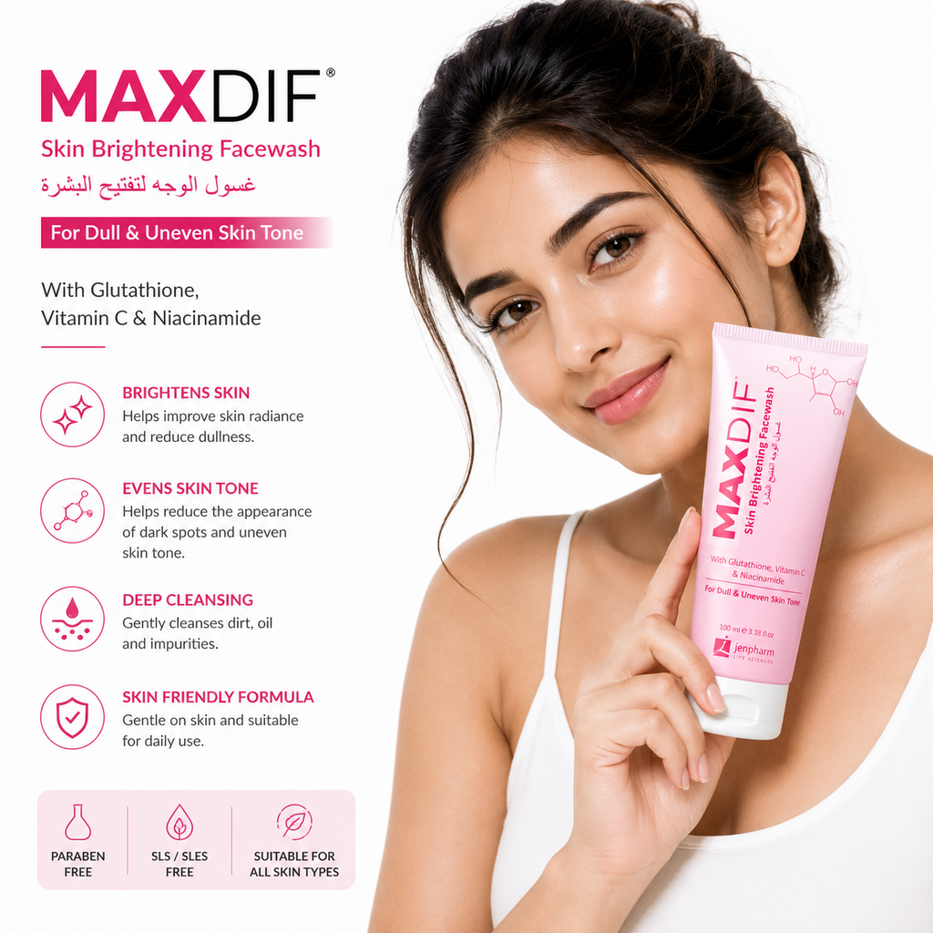 MAXDIF Skin Brightening Face Wash