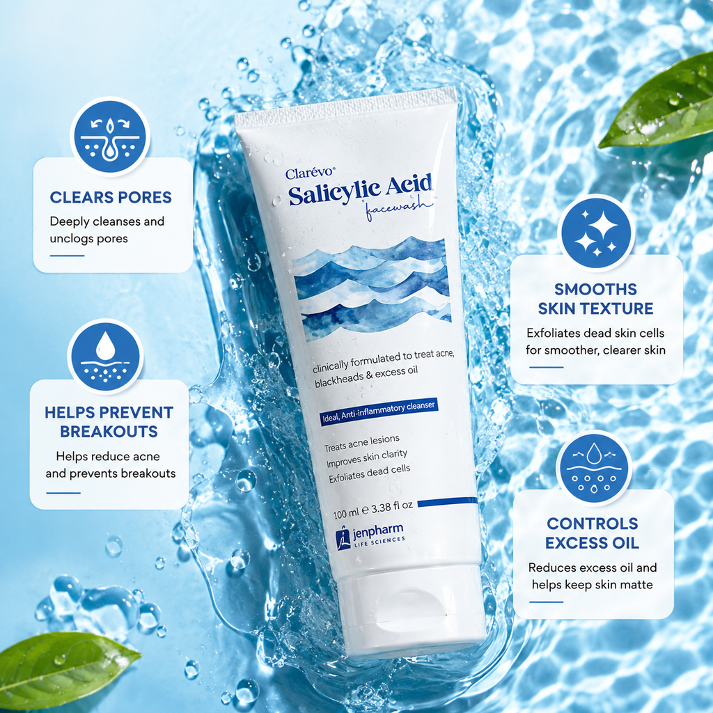 Clarevo Salicylic Acid Face Wash