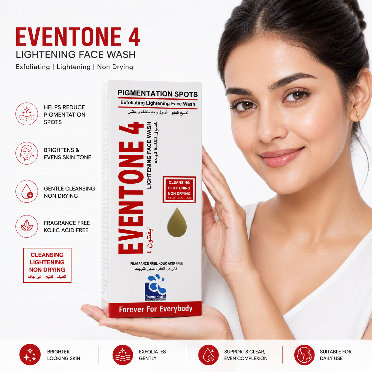 Eventone 4 Lightening Face Wash 100ml