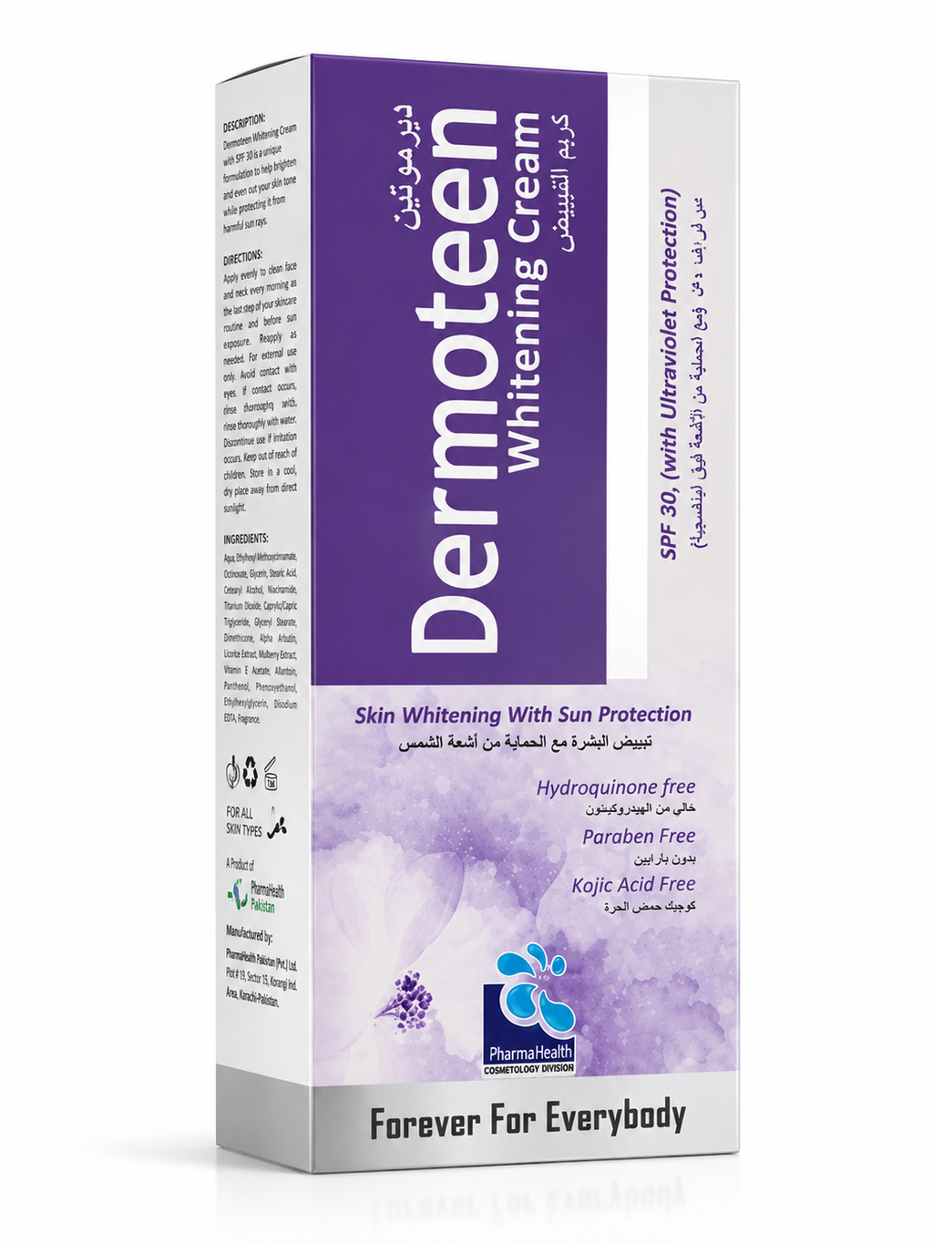 Dermoteen Whitening Cream SPF 30