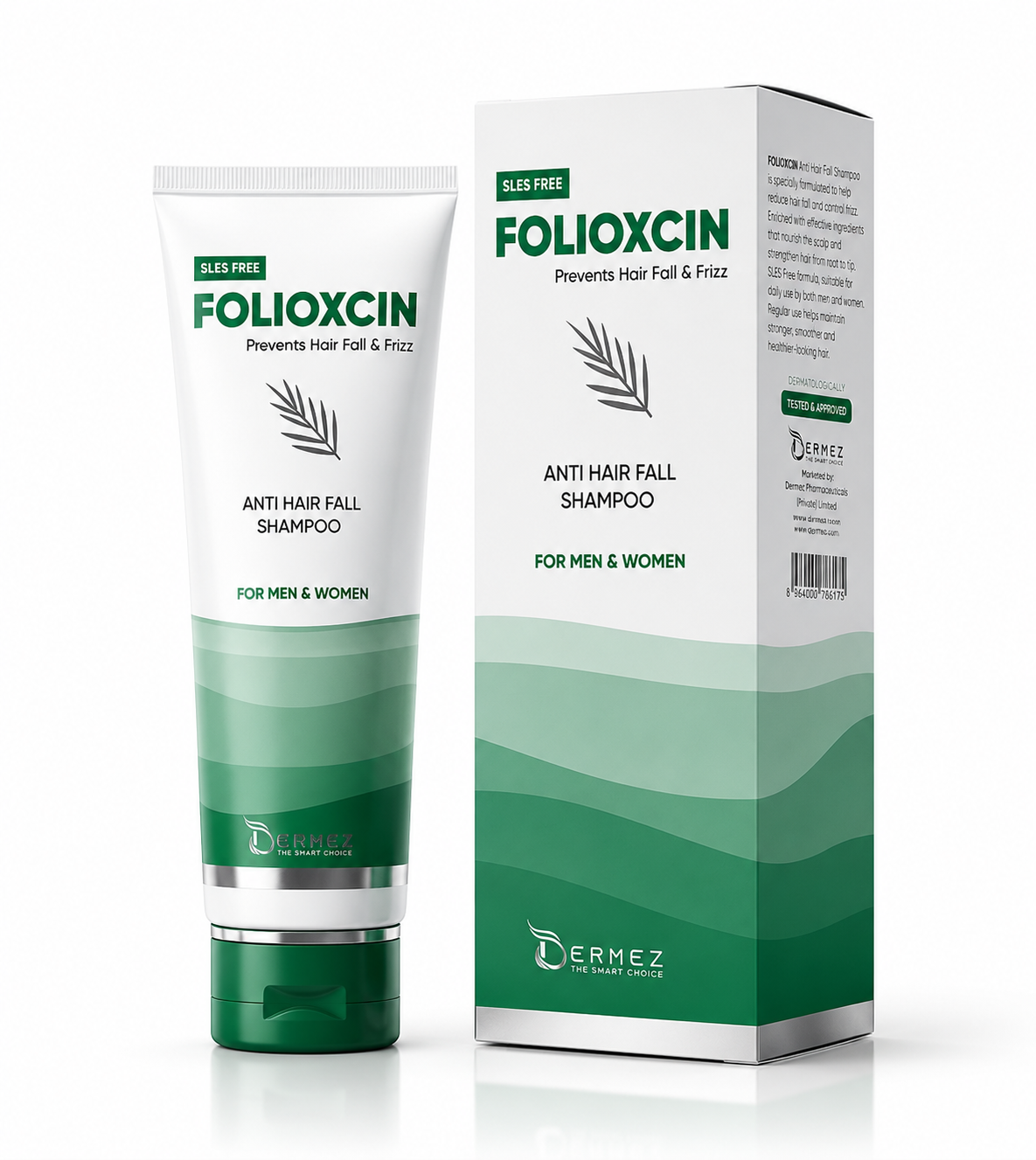 FolioxCin Anti Hair Fall Shampoo — For Men & Women