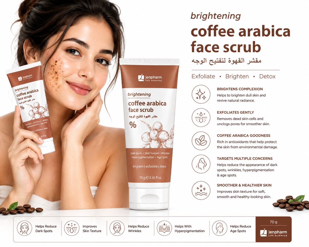 Jenpharm Coffee Arabica Face Scrub — 70g