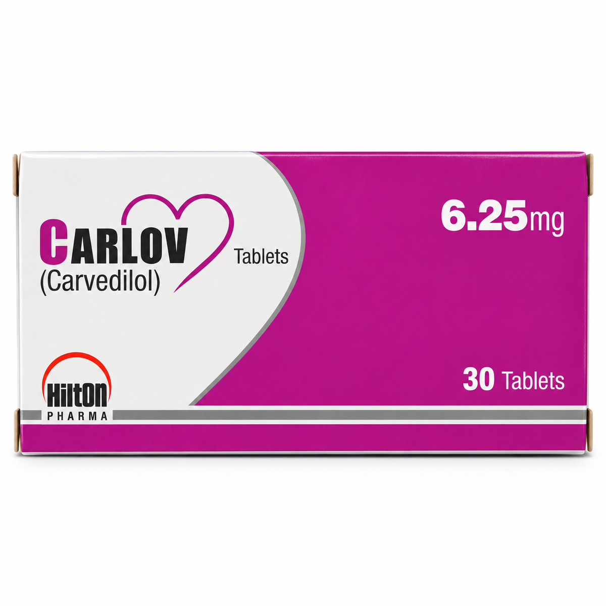 Carlov 6.25mg Tablets – 30 Tablets