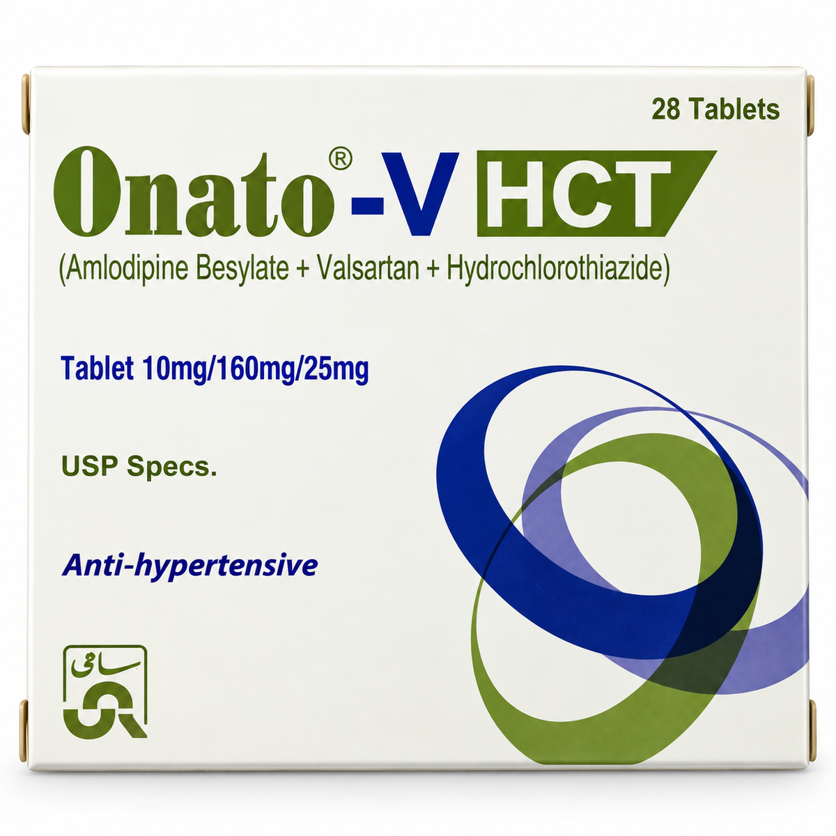 Onato-V HCT 10/160/25 mg Tablets