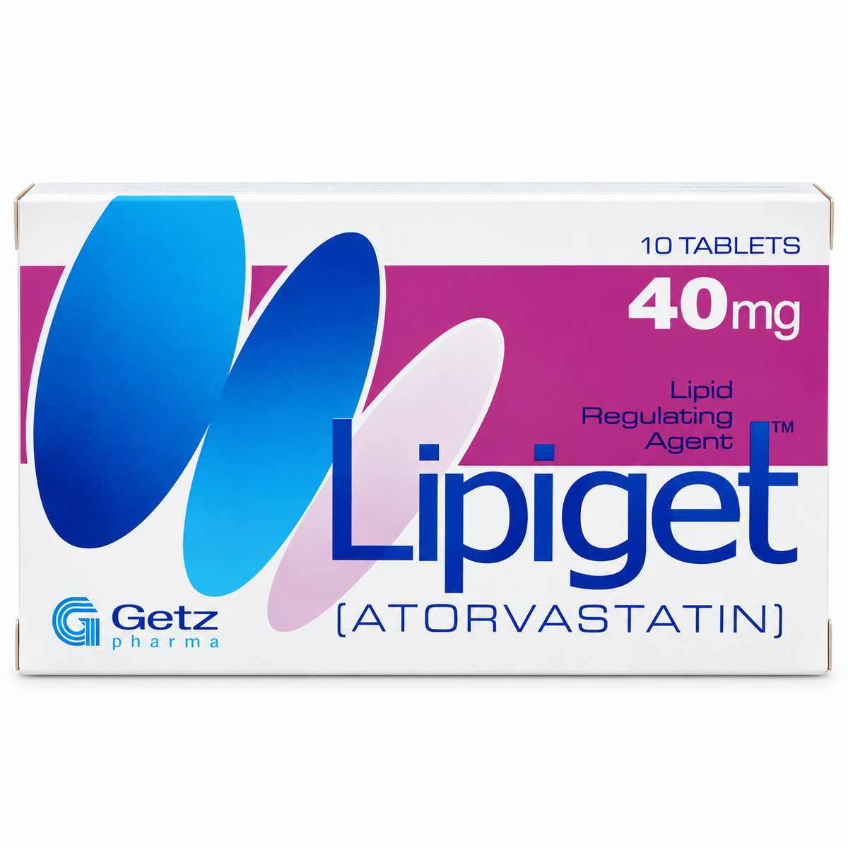 Lipiget 40mg Tablets – Atorvastatin | 10 Tablets