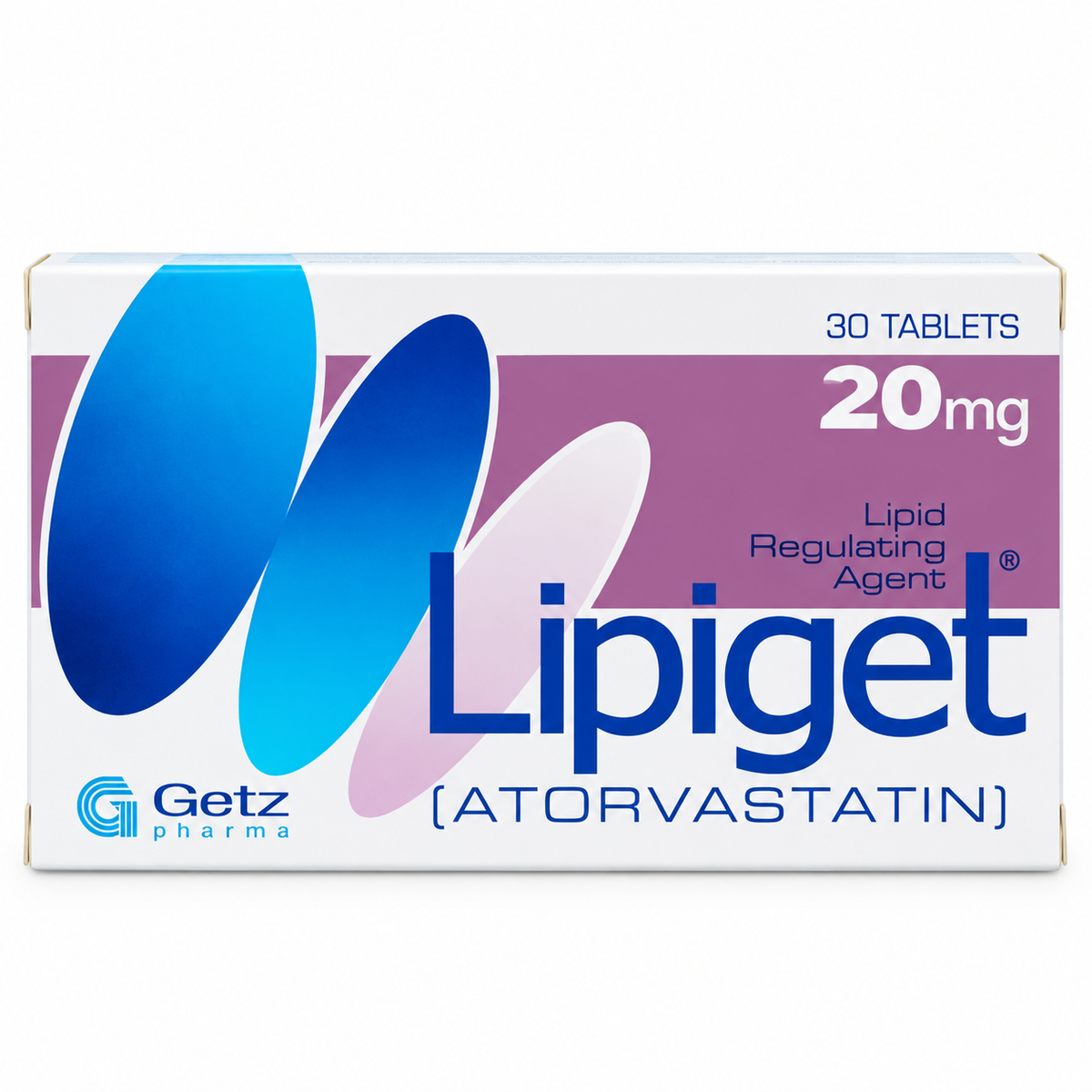 Lipiget 20mg Tablets – Atorvastatin | 30 Tablets