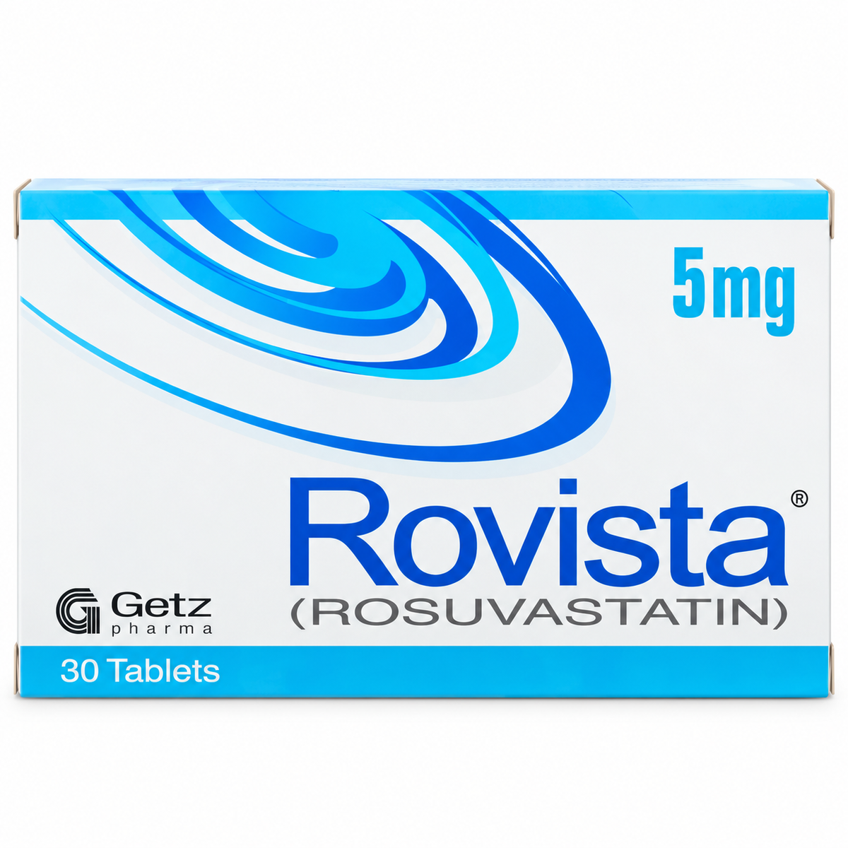 Rovista 5mg Tablets – Rosuvastatin | 30 Tablets