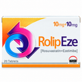 RolipEze 10mg + 10mg Tablets – Rosuvastatin + Ezetimibe | 20 Tablets