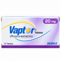 Vaptor 20mg Tablets – Rosuvastatin | 10 Tablets