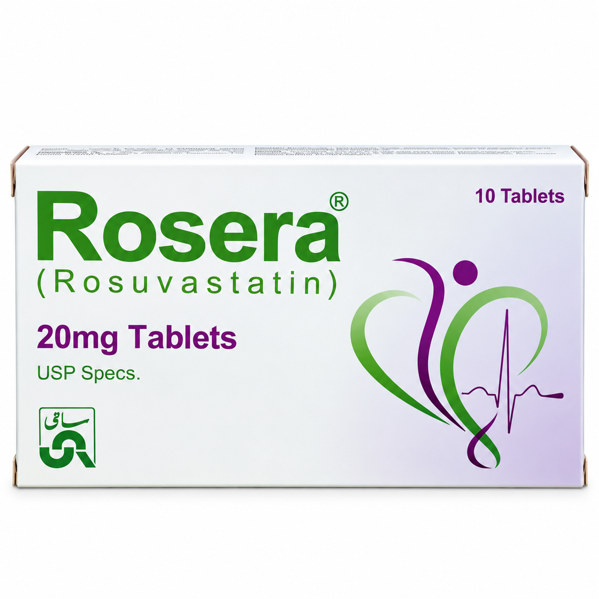 Rosera 20mg Tablets – Rosuvastatin | 10 Tablets
