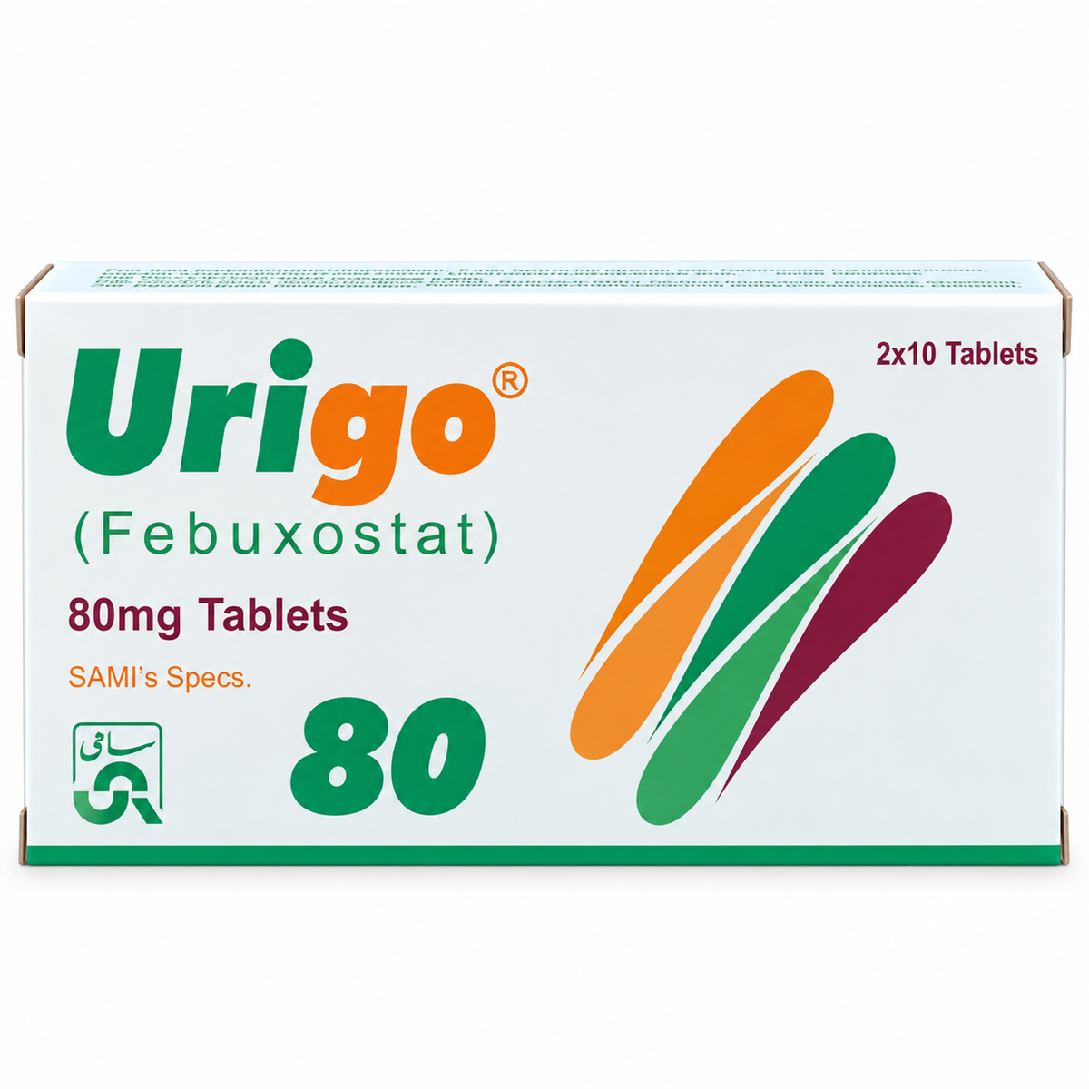 Urigo 80mg Tablets – Febuxostat | 20 Tablets