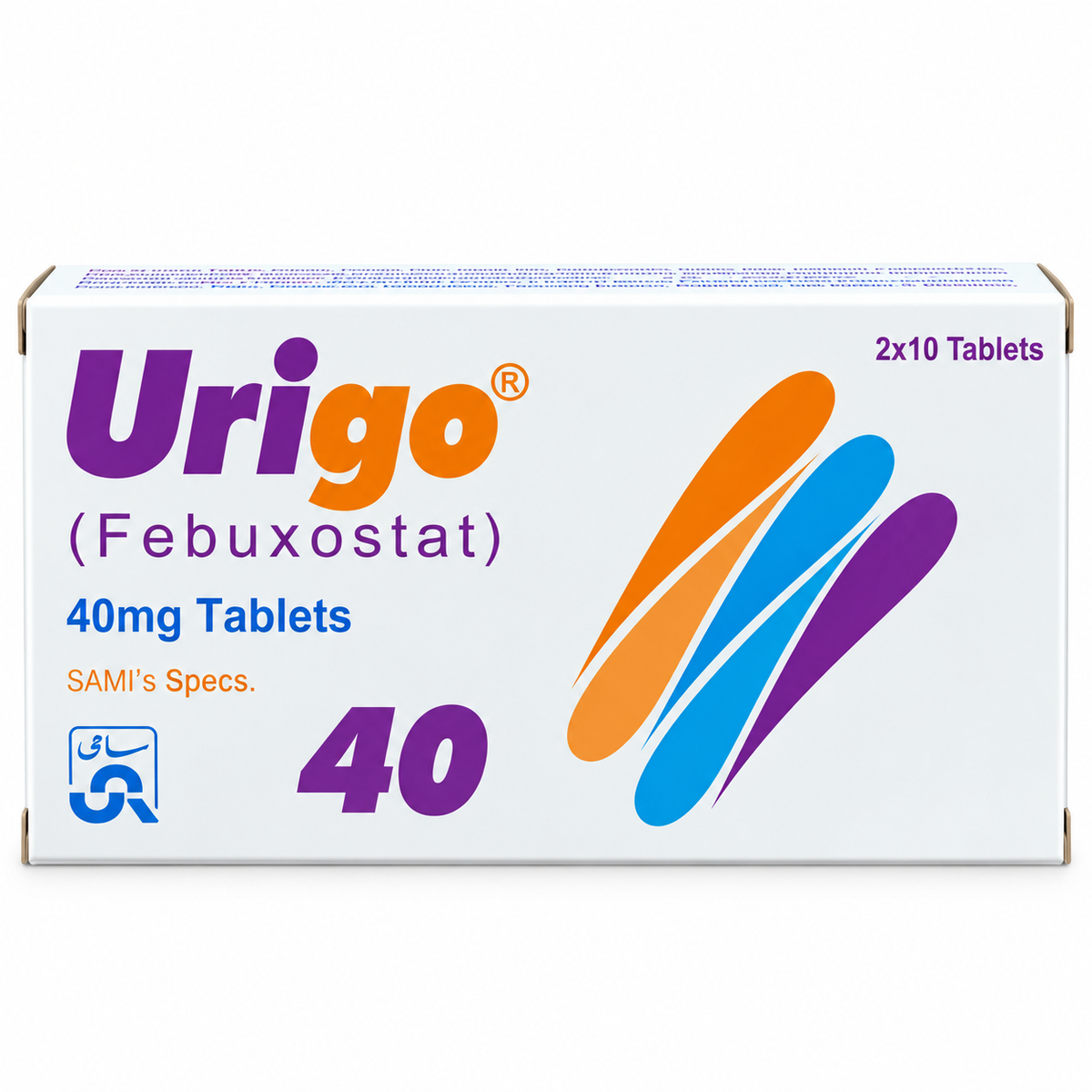 Urigo 40mg Tablets – Febuxostat | 20 Tablets