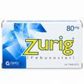 Zurig 80mg Tablets – Febuxostat | 20 Tablets