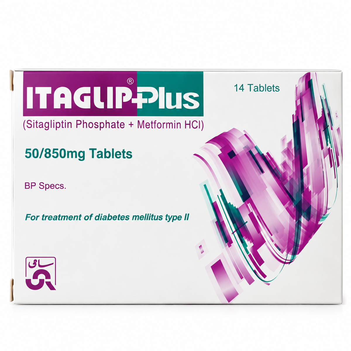 ITAGLIP-Plus 50mg + 850mg – 14 Tablets