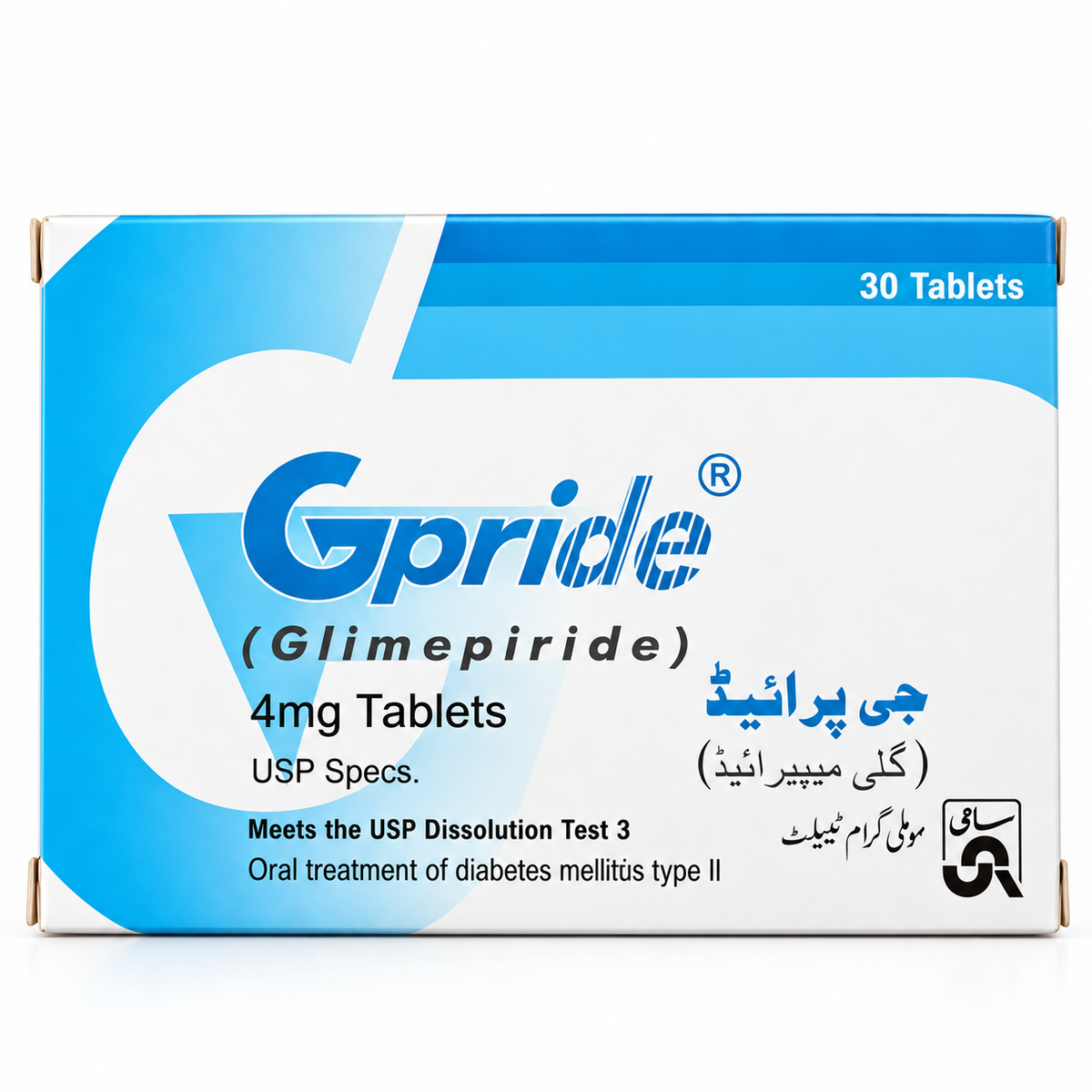 Gpride 4mg – 30 Tablets