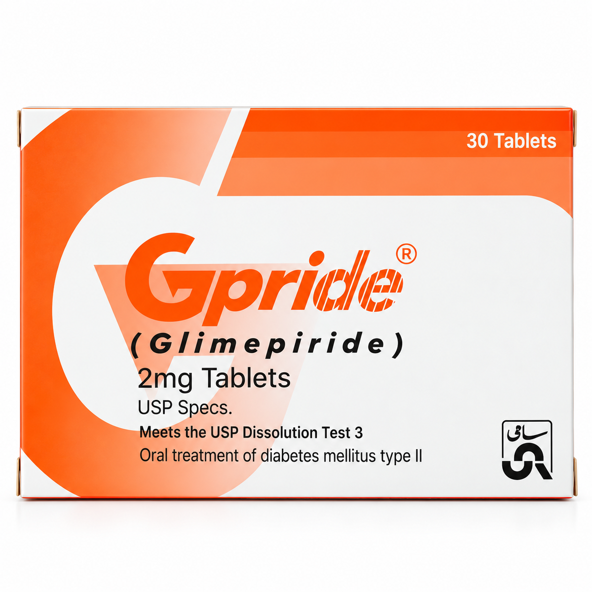 Gpride 2mg – 30 Tablets