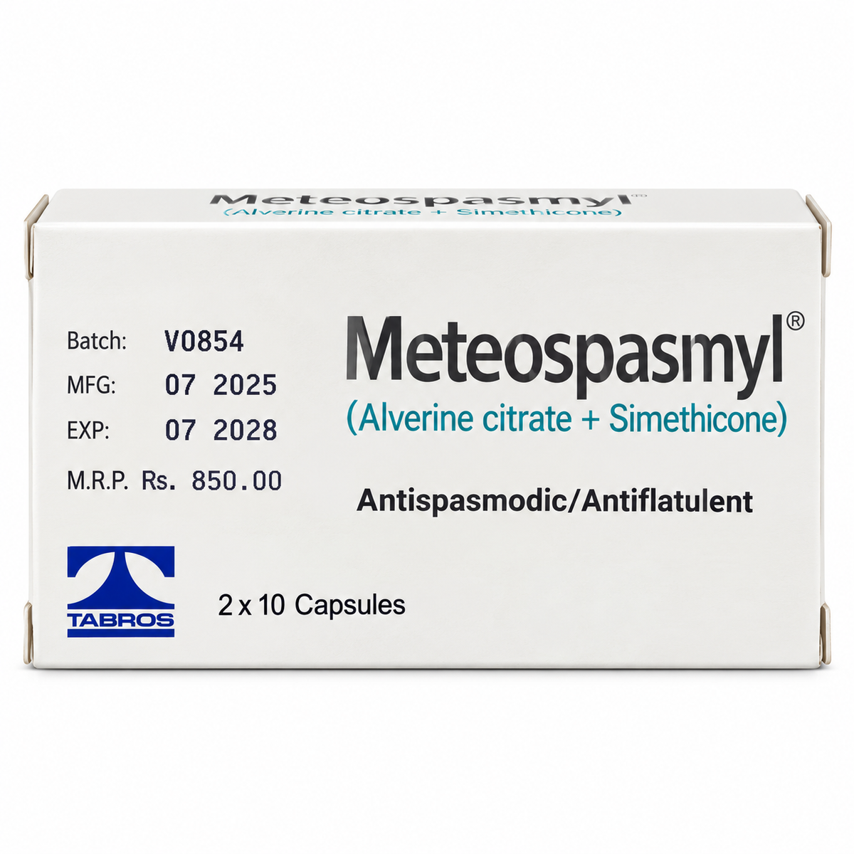 Meteospasmyl Capsules – 20 Capsules
