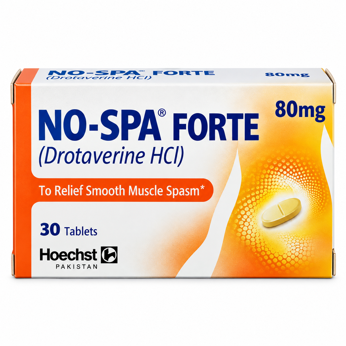 No-SPA Forte 80mg Tablets – 30 Tablets