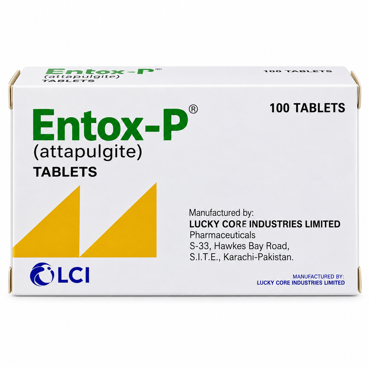 Entox-P Tablets – Attapulgite