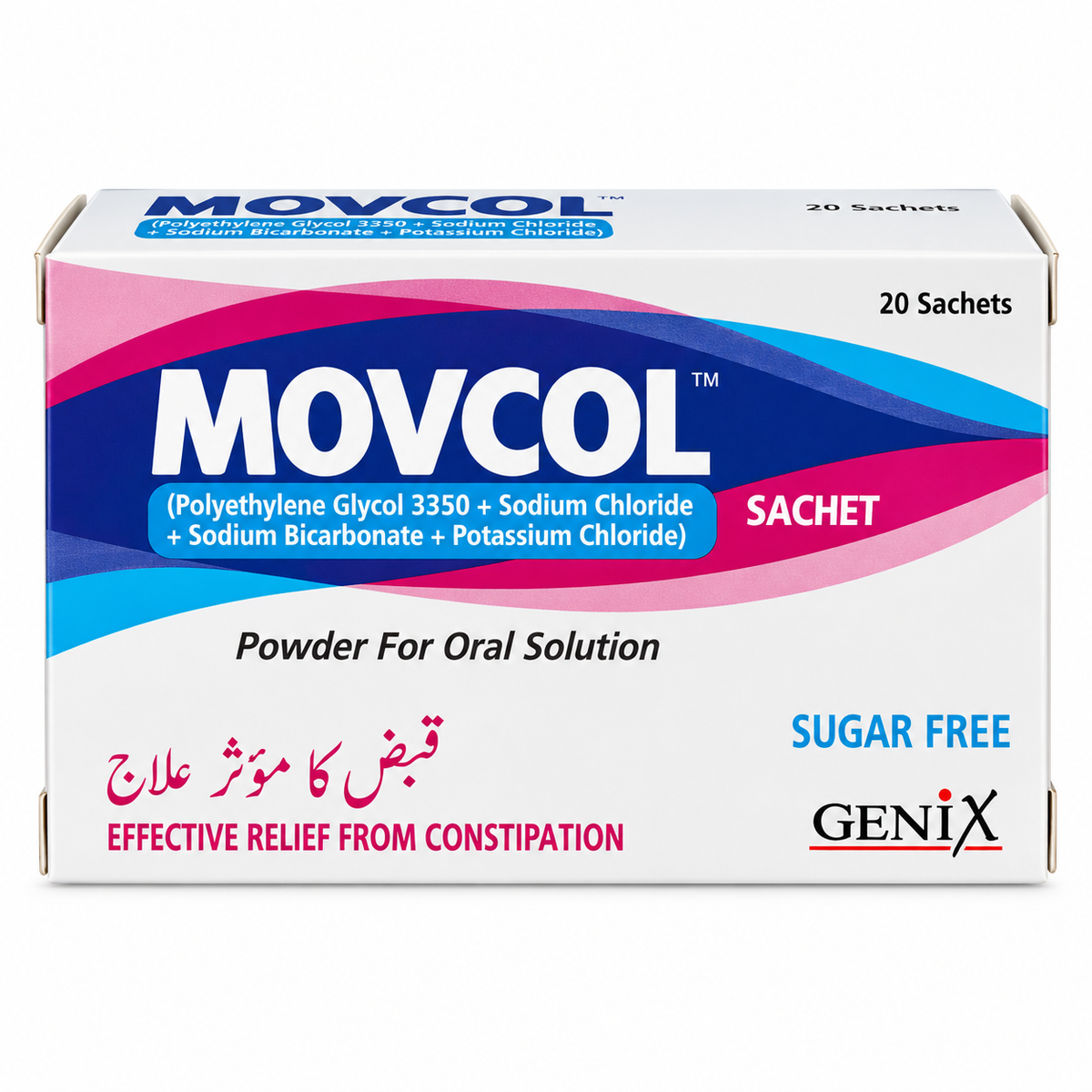 Movcol Sugar-Free Sachets – 20 Sachets
