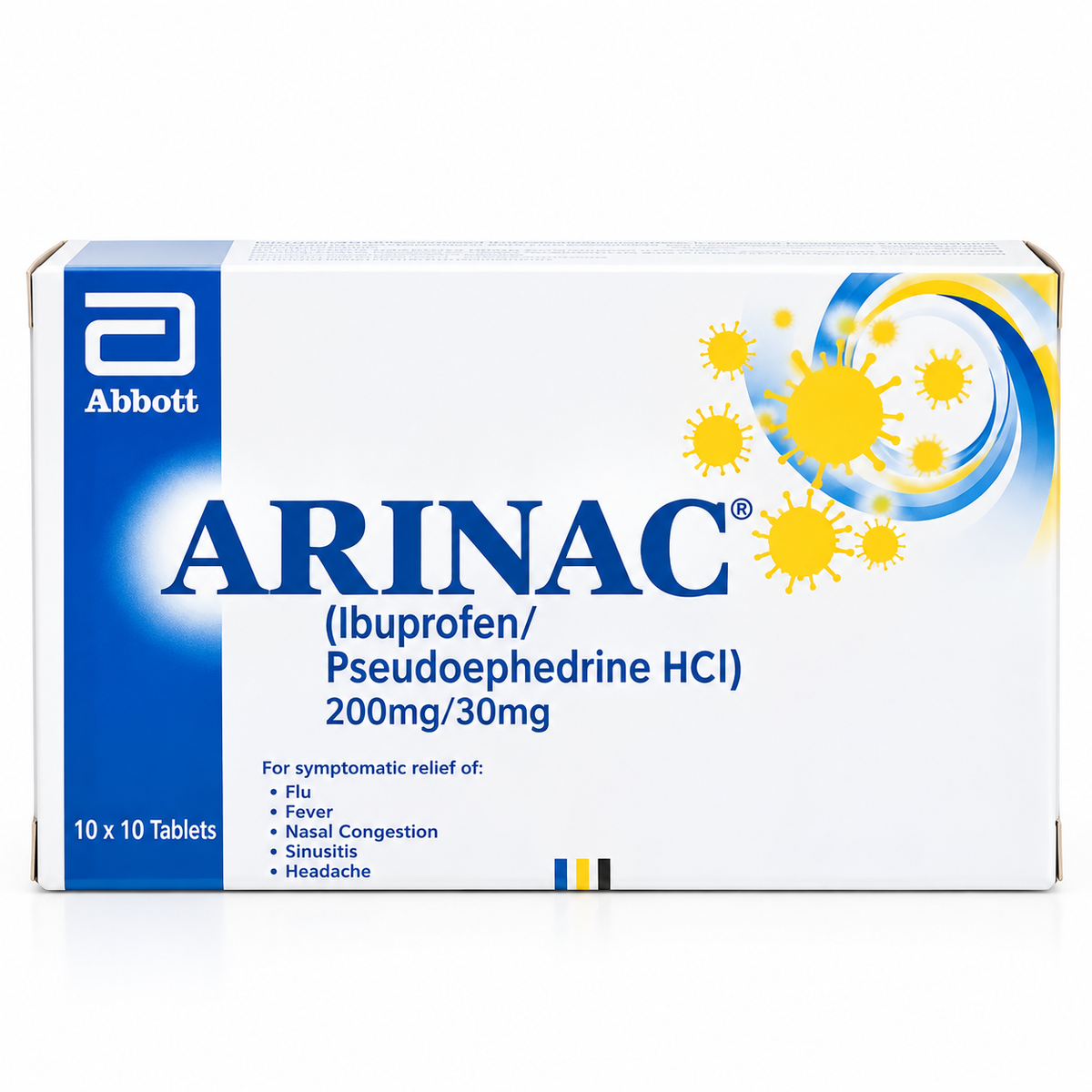 ARINAC Tablets – Ibuprofen + Pseudoephedrine HCl