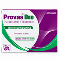 Provas Duo 500mg/200mg Tablets — Double Action Pain Relief