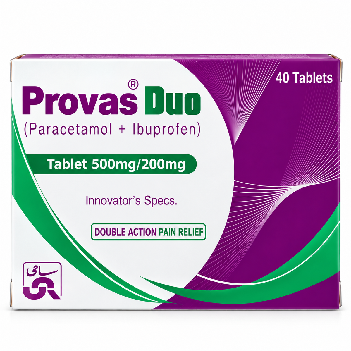 Provas Duo 500mg/200mg Tablets — Double Action Pain Relief