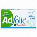 Adfolic Quatrefolic® 300 mcg – 30 Tablets