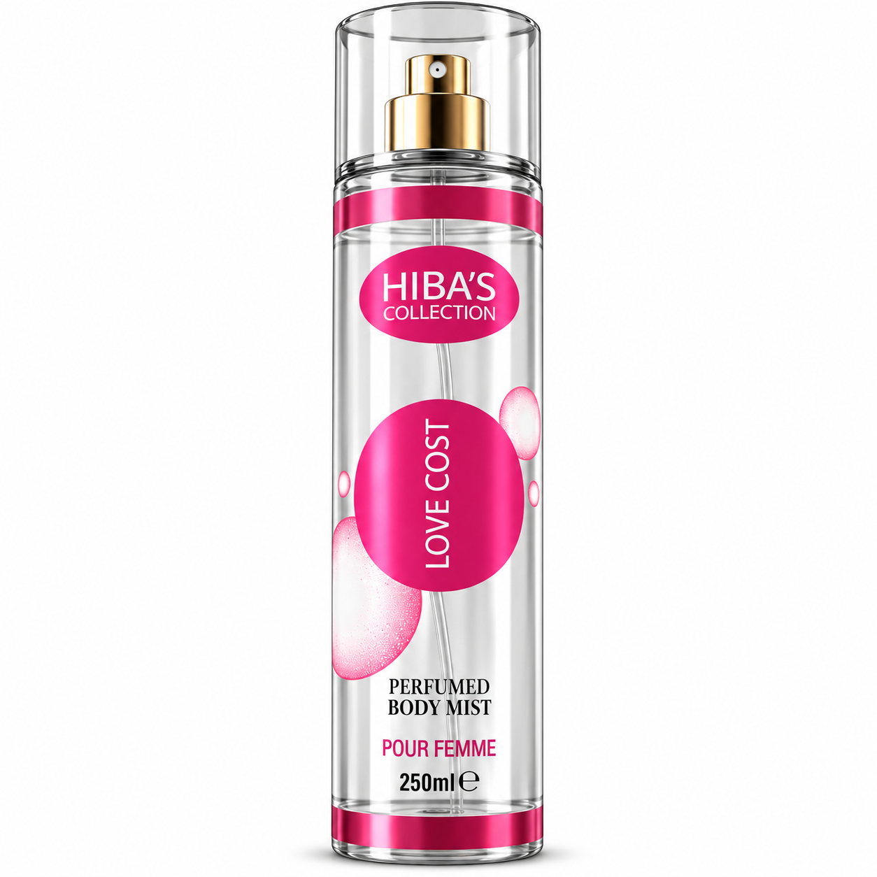 Hiba’s Collection Love Cost Perfumed Body Mist for Women – 250ml