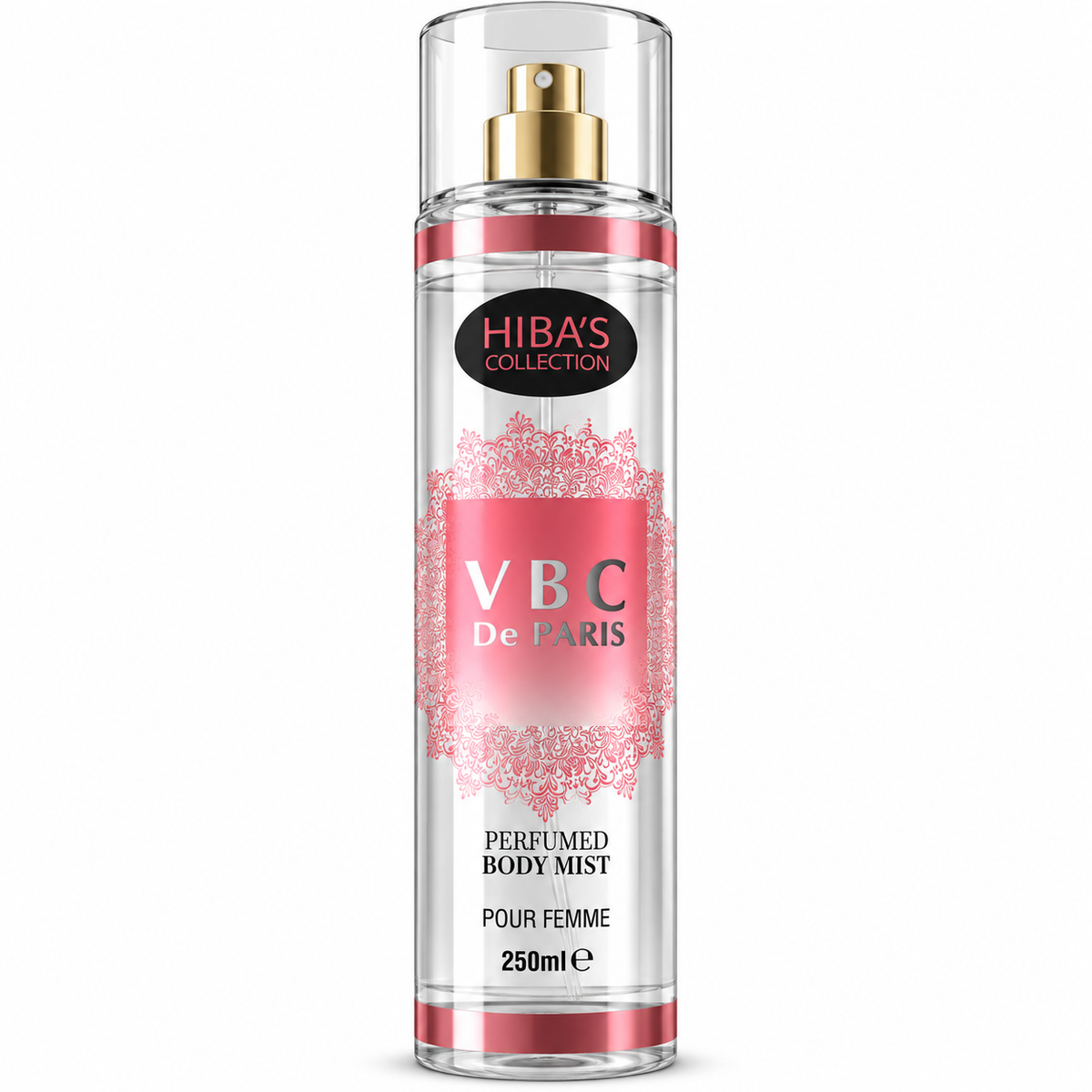 Hiba’s Collection VBC De Paris Perfumed Body Mist for Women – 250ml
