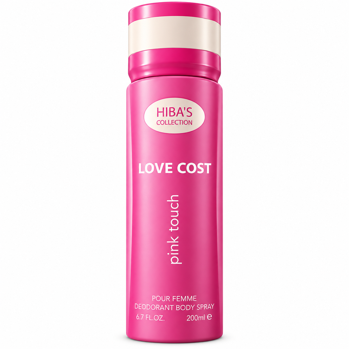 Hiba’s Collection Love Cost Pink Touch Deodorant Body Spray – 200ml