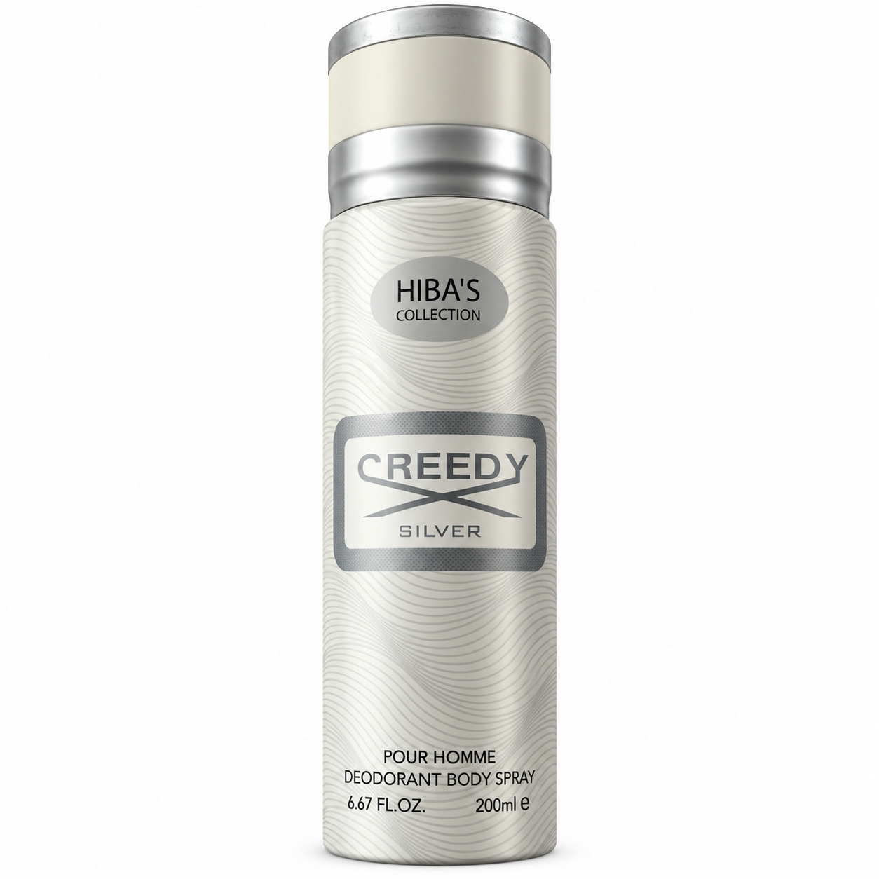 Hiba’s Collection Creedy Silver Deodorant Body Spray – 200ml