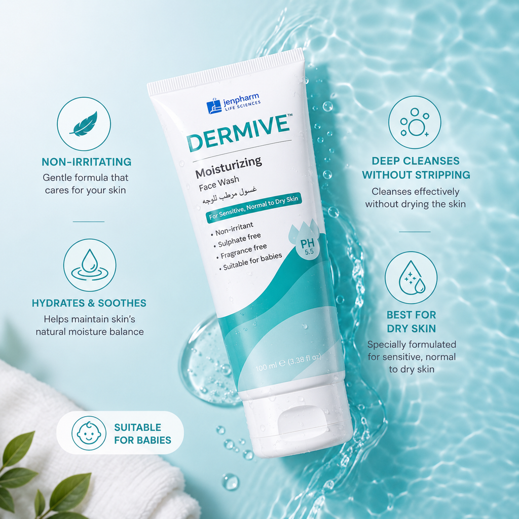 Dermive Moisturizing Wash Face & Body 100ml