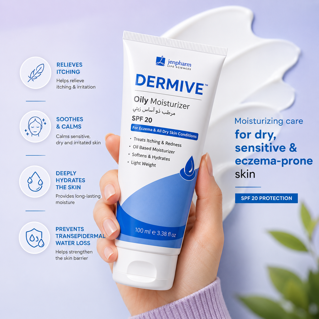 Dermive Oily Moisturizer SPF 20 – 100ml