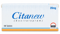 Citanew 20mg Tablets – Escitalopram | Hilton Pharma