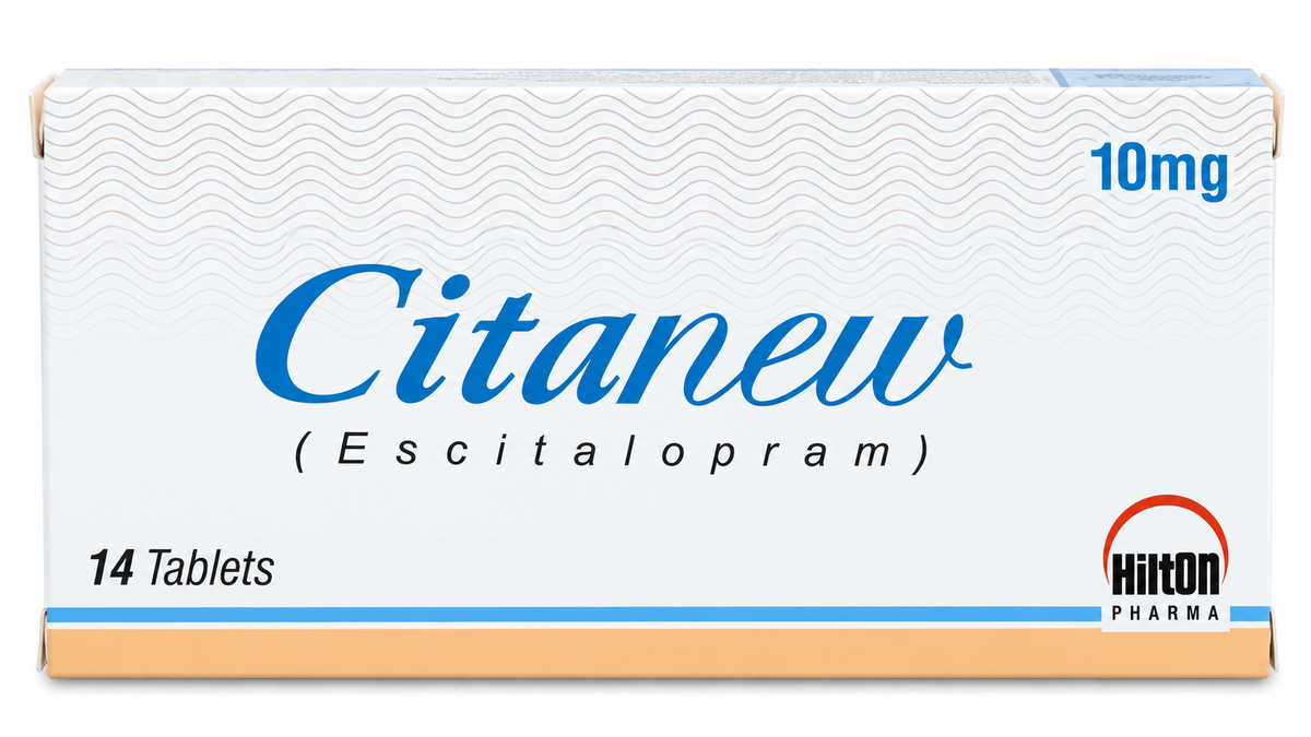 Citanew 10mg Tablets – Escitalopram | Hilton Pharma