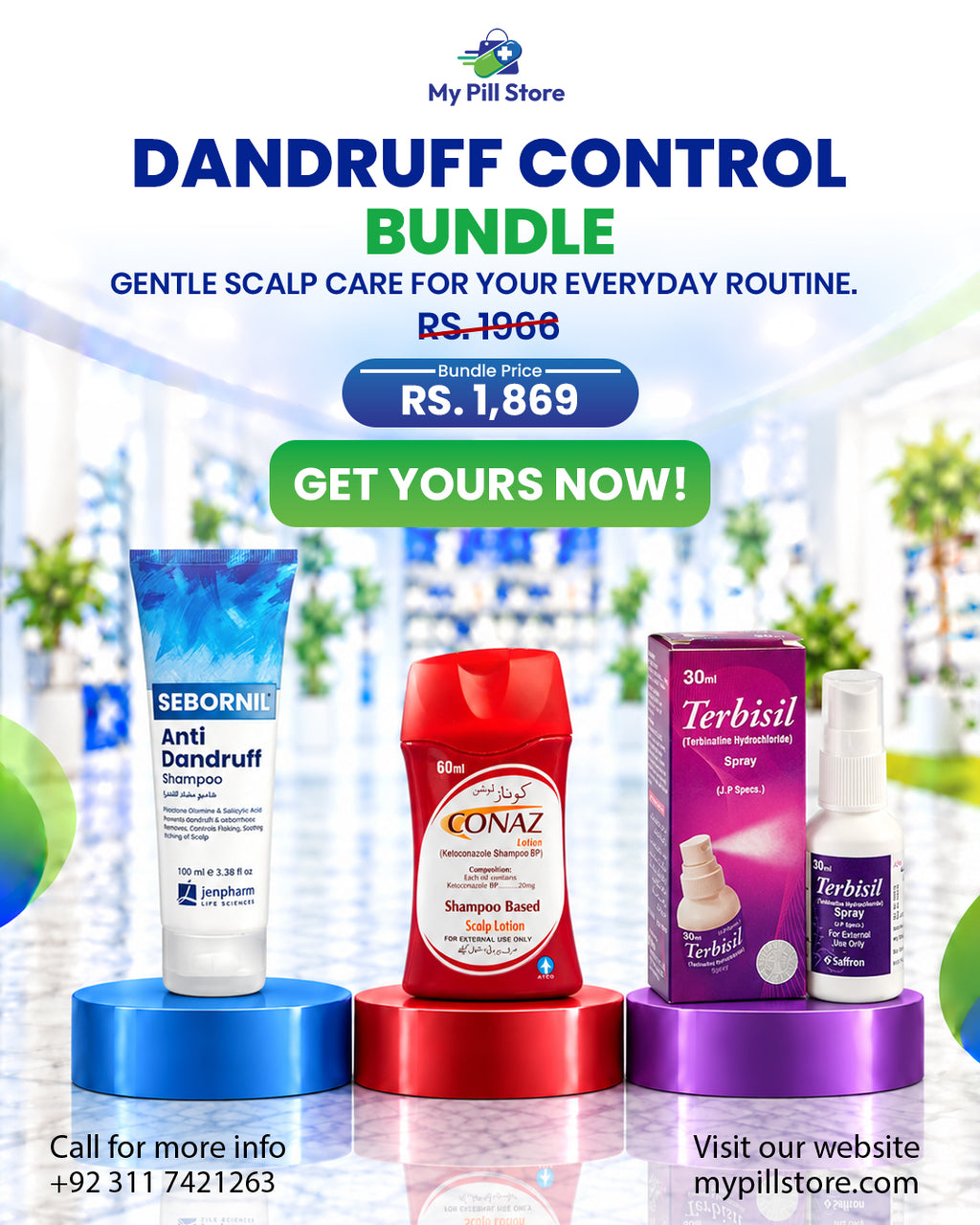 Dandruff Control Combo – Complete Scalp Care Bundle