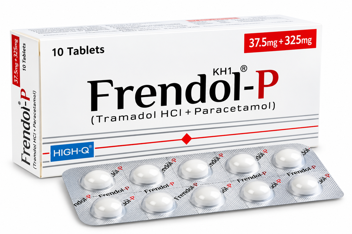 Frendol-P Tablets 37.5mg/325mg – Tramadol + Paracetamol | High-Q