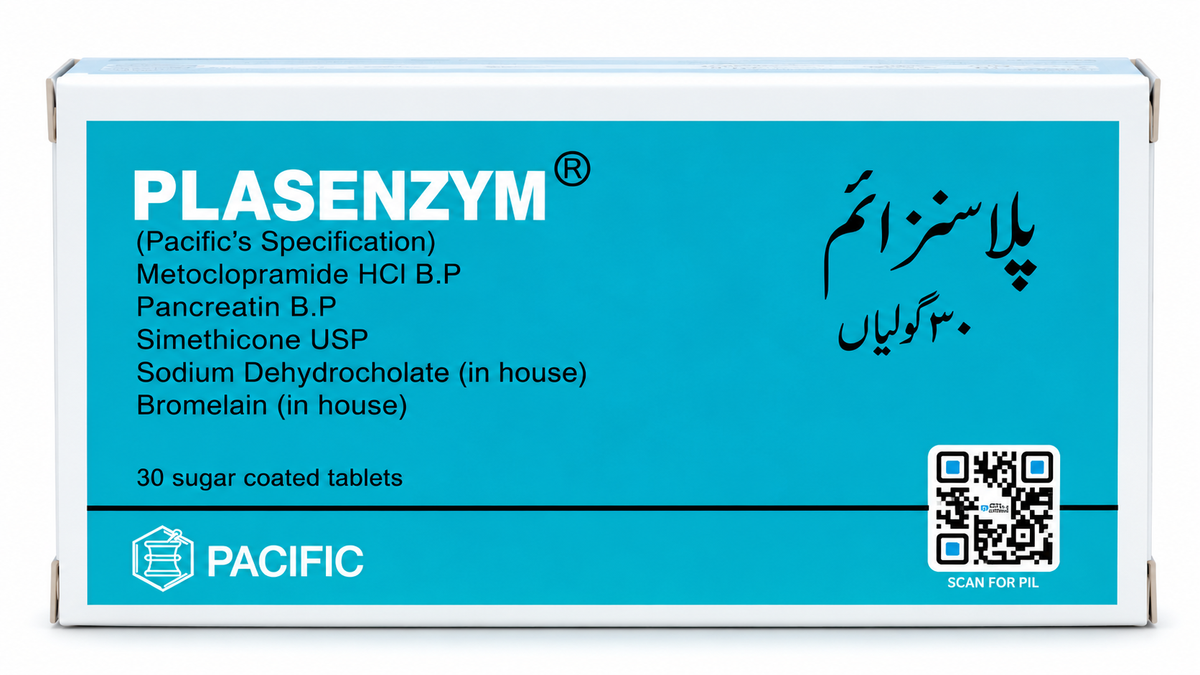 Plasenzym Tablets – Digestive Enzymes | Pacific Pharmaceuticals