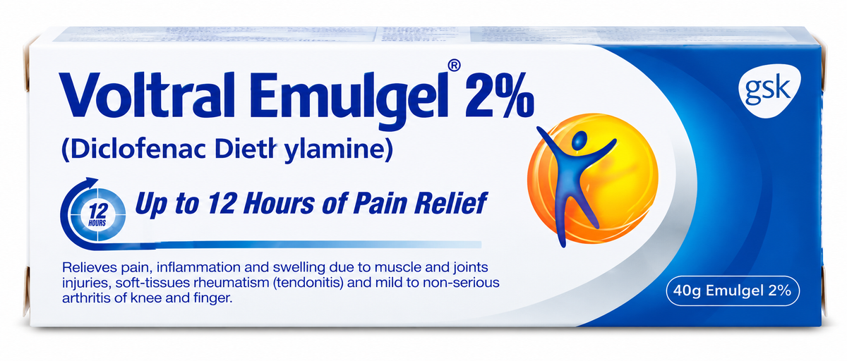 Voltral Emulgel 2% – Diclofenac Diethylamine | GSK