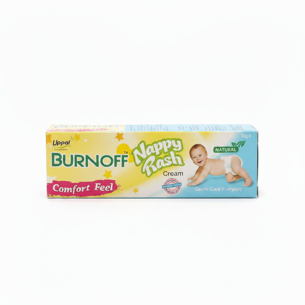BURNOFF Nappy Rash Cream – Natural, Gentle & Dermatologist Tested