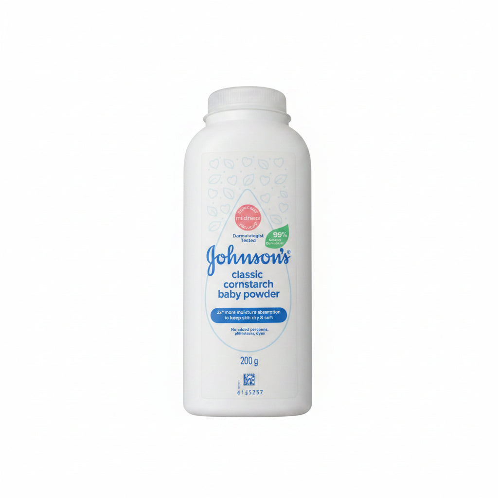Johnson’s Classic Cornstarch Baby Powder – 200g
