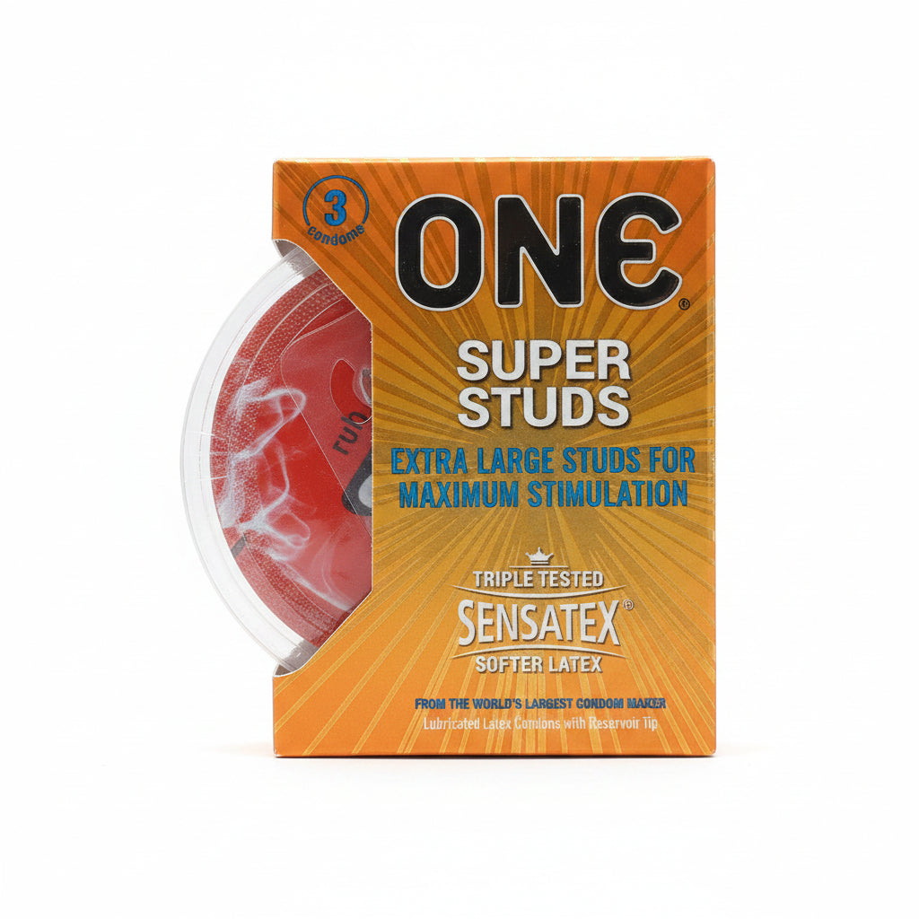 ONE Super Studs Condoms – Pack of 3