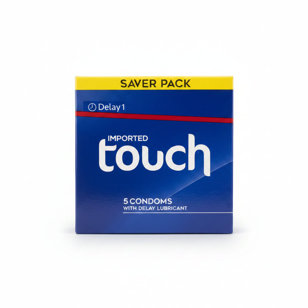 Touch Delay Condoms Saver Pack – Pack of 5